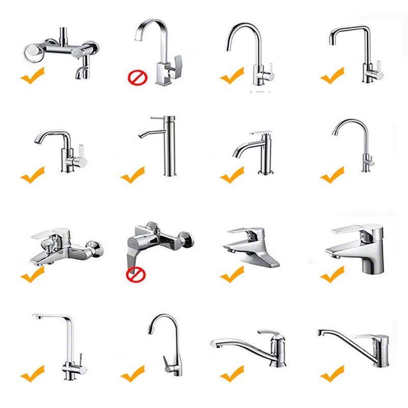 ONESWI 2PCS 360-Degree Swivel Kitchen Sink Faucet Aerator with 2 Function Swivel Sprayer,Water Saving Bubbler Connector Swivel Tap Aerator Diffuser for Kitchen Bathroom â€¦ - Image 4